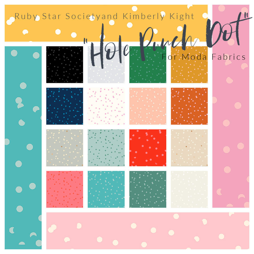 Ruby Star - Hole Punch Dots - Turquoise