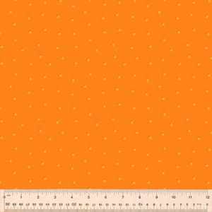 Heather Valentine "Color Club" Dotted in Clementine - Half Yard