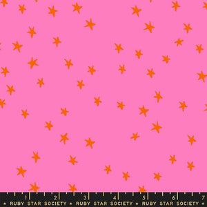 Ruby Star Society "Starry" - Vivid Pink - Half Yard