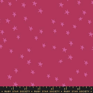 Ruby Star Society "Starry" - Plum - Half Yard