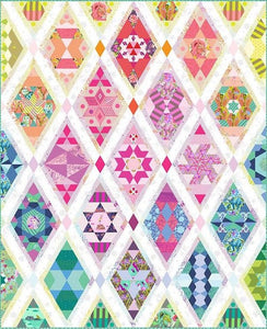 Tula Pink "Queen of Diamonds" Block of the Month Quilt Kit