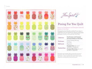 Tula Pink "Pining for You" Quilt Kit featuring "Daydreamer"