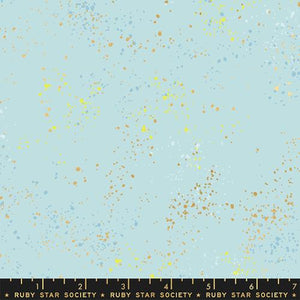 Ruby Star Society - Speckled - Rashida Coleman-Hale - Speckled in Metallic Polar 101M - Half Yard