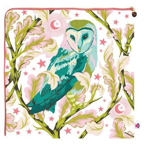 Tula Pink "Night Owl" XL Corner Zip Bag
