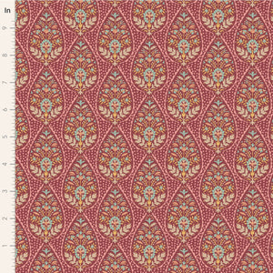 Tilda "Sanctuary" Adina in Maroon - Half Yard