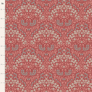 Tilda "Sanctuary" Larissa in Rhubarb - Half Yard