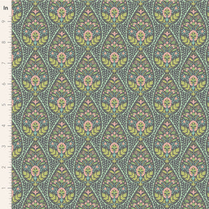 Tilda "Sanctuary" Adina in Greygreen - Half Yard