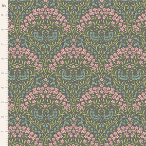 Tilda "Sanctuary" Larissa in Greygreen - Half Yard