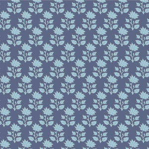 Tilda "Sanctuary" Mira Blender in Blue - Half Yard