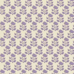 Tilda "Sanctuary" Mira Blender in Lavender - Half Yard