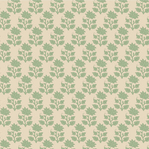 Tilda "Sanctuary" Mira Blender in Sage - Half Yard