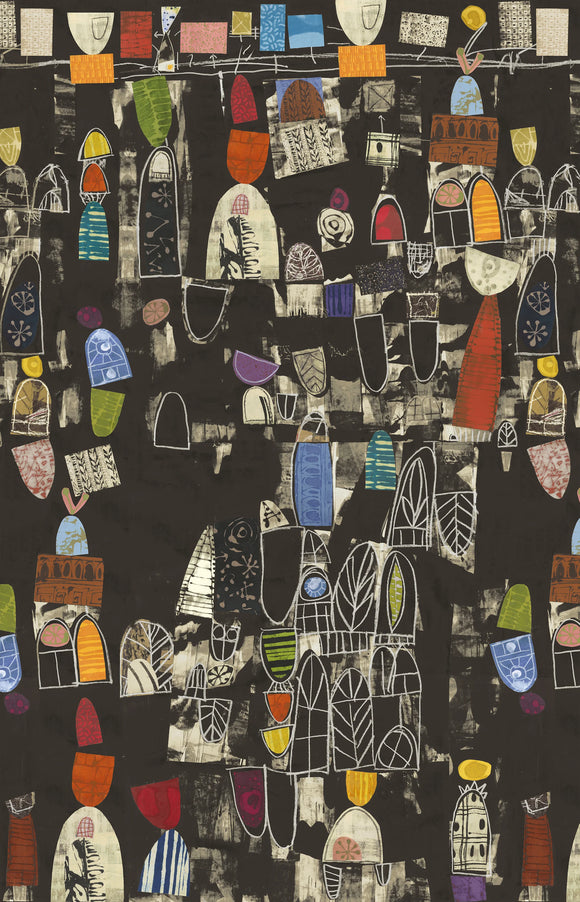 Marcia Derse Essentials - Timeline: Lecture Jersey Knit - Half Yard