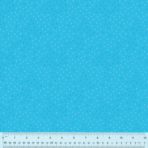 Heather Valentine "Color Club" Positivity in Turquoise - Half Yard