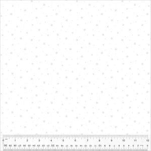 "Blanche" by Whistler Studios - Twinkle - White on White - Half Yard