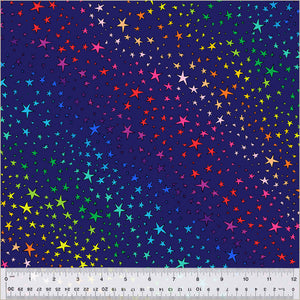 "Pen Pals" Stardust in Galaxy - Half Yard