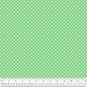 "Dot to Dot" in Sage - Half Yard