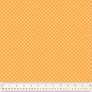 "Dot to Dot" in French Marigold - Half Yard