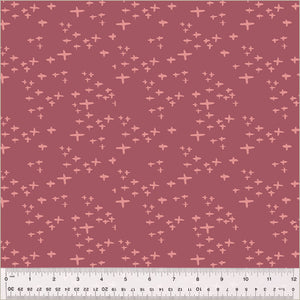 "Moonlit" Glimmer in Plum - Half Yard