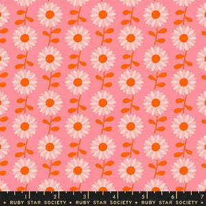 Melody Miller "Flowerland" - Field of Flowers in Sorbet - Half Yard