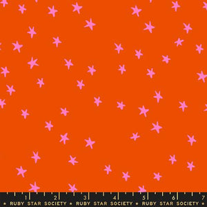 Ruby Star Society "Starry" - Warm Red - Half Yard