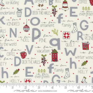 Sweetwater "On Dasher" for Moda Fabrics - A to Z in Vanilla