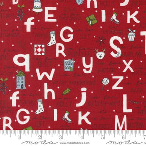 Sweetwater "On Dasher" for Moda Fabrics - A to Z in Red