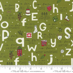 Sweetwater "On Dasher" for Moda Fabrics - A to Z in Pine