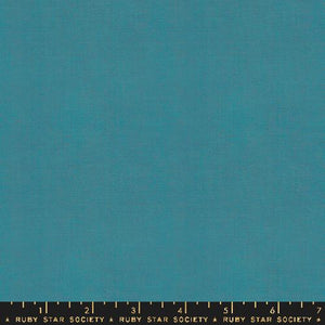 "Warp & Weft Hue" - Deep Turquoise - Half Yard