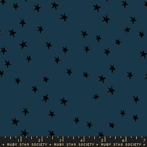 Ruby Star Society "Starry" - 108" Wideback in Smoke - Half Yard