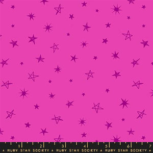 "Teddy & the Bears" - Rock Star in Light Berry - Half Yard