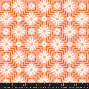 Ruby Star Society "Endpaper" Floral in Bashful - Half Yard