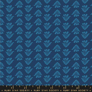 Ruby Star Society "Endpaper" Crocus Blenders in Bluebell - Half Yard