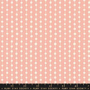 Ruby Star Society "Endpaper" Pearls Blenders in Bashful - Half Yard