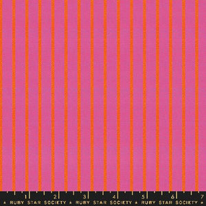 Ruby Star Society "Ooh Lucky Lucky" - Apron Stripe in Heliotrope - Half Yard