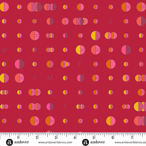 Alison Glass "Soliloquy" - Data in Brick - Half Yard