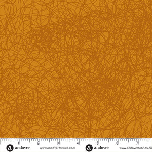 "Sun Print Textures" Entropy in Amber - Half Yard