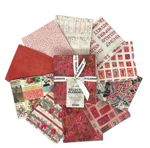 Tim Holtz "Palette Red" Fat Quarter Bundle