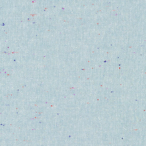 "Essex" Speckled Yarn Dyed in Chambray - 68% Cotton/31% Linen/1% Spandex - Half Yard