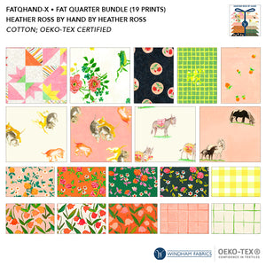 Heather Ross "By Hand" Fat Quarter Bundle