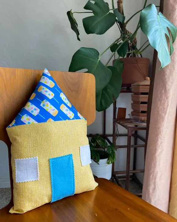 Youth Sewing Club Class (Beginner Level) - House Pillow - Tuesday, July 2nd - 10am-2pm