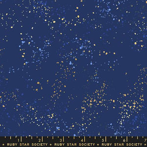 Ruby Star Society 108" Speckled Wide - Navy - Half Yard