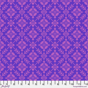 Anna Maria "Good Gracious" Fair Isle Small in Blueberry  - Half Yard