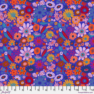 "Harmony" - Scattered in Blueberry - Half Yard