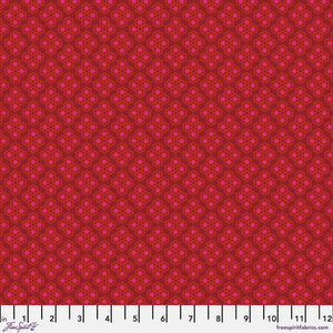 "Field Cloth" - Crimson in Bliss - Half Yard