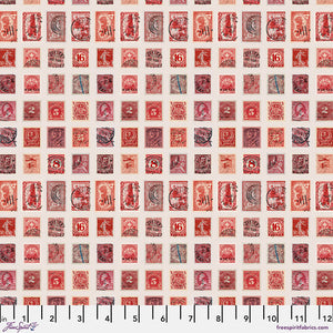 Tim Holtz "Palette Red" Red Stamps - Half yard