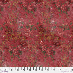 Tim Holtz "Palette Red" Red Tapestry - Half yard