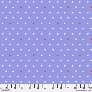 Tula Pink "Besties" - Unconditional Love in Bluebell  - Half Yard