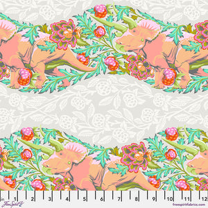 Tula Pink "Roar!" Trifecta in Blush - Half Yard