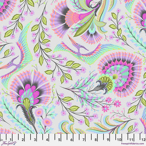 Tula Pink "Roar!" Wing It in Mist - Half Yard