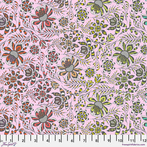 Tula Pink "Roar!" Wild Vine in Blush - Half Yard